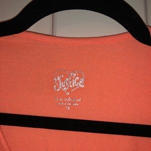 Orange Sparkly and Glittery Flower Tank Top